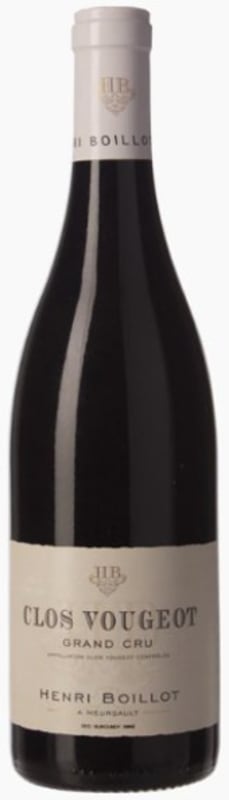 Domaine Henri Boillot Clos Vougeot Grand Cru 2012 Front Bottle Shot