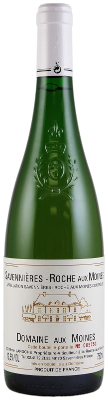 Domaine aux Moines Savennieres Roches aux Moines 2017 Front Bottle Shot