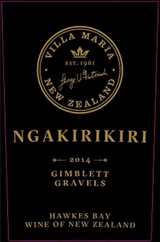 Villa Maria Ngakirikiri Cabernet Sauvignon (1.5 Liter Magnum) 2014 Front Label
