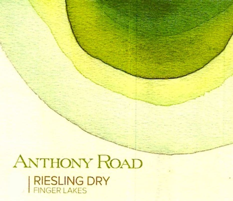 Anthony Road Dry Riesling 2016 Front Label