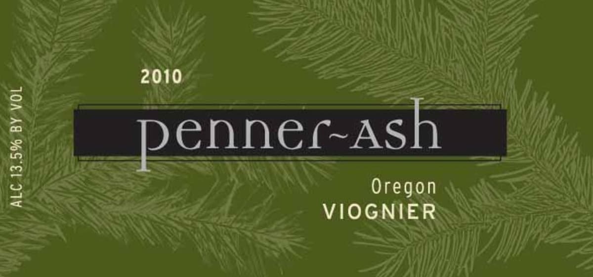 Penner-Ash Viognier 2010 Front Label