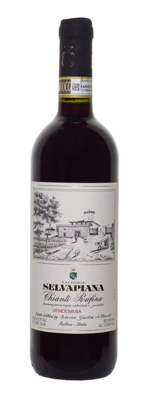 Selvapiana Chianti Rufina 2021 Front Bottle Shot