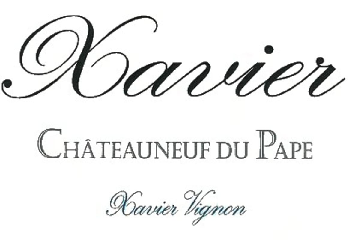 Xavier Vins Chateauneuf-du-Pape 2007 Front Label