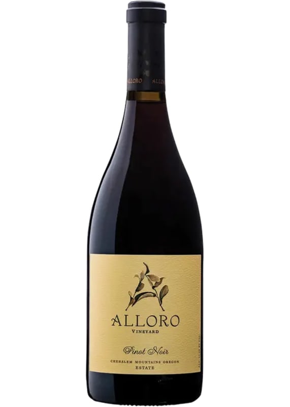 Alloro Vineyard Estate Pinot Noir 2018 Front Bottle Shot