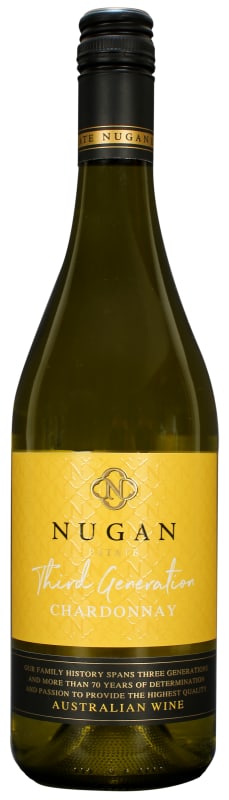 Nugan Estate Third Generation Chardonnay 2021 Front Bottle Shot