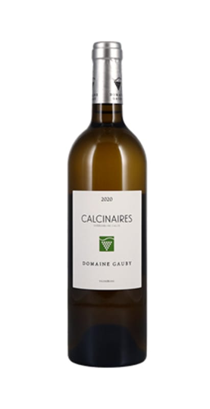 Domaine Gauby Les Calcinaires Cotes Catalanes Blanc 2020 Front Bottle Shot