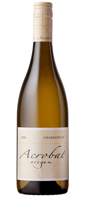 Acrobat Chardonnay 2020 Front Bottle Shot