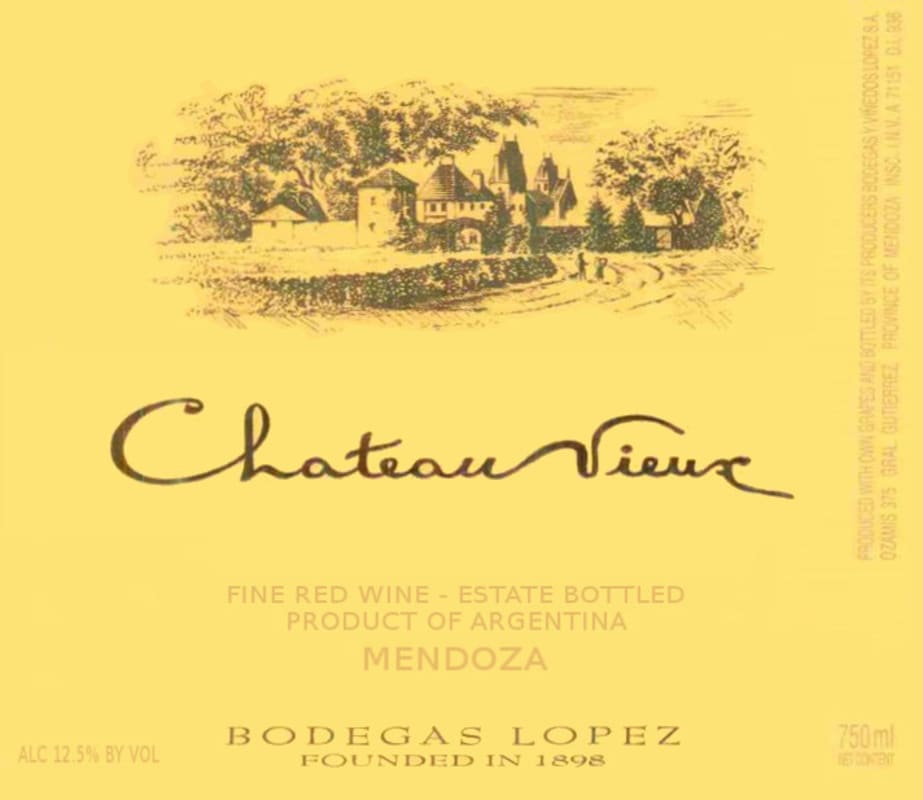 Bodegas Lopez Chateau Vieux Gran Reserva 2010 Front Label