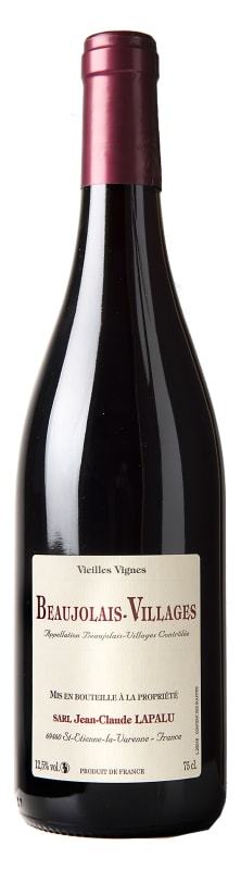 Domaine Jean-Claude Lapalu Beaujolais-Villages Vieilles Vignes 2021 Front Bottle Shot