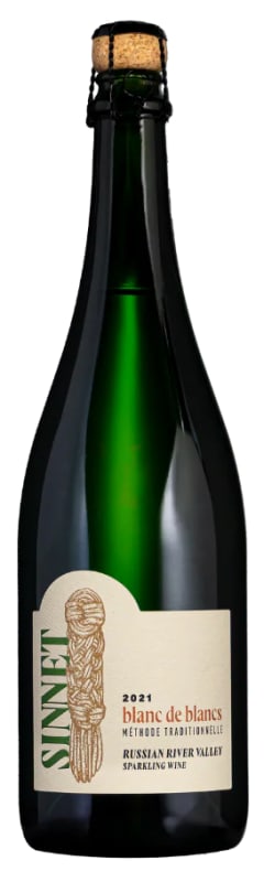 Sinnet Russian River Blanc de Blancs 2021 Front Bottle Shot