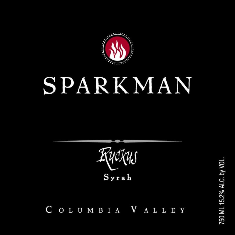Sparkman Ruckus Syrah 2009 Front Label