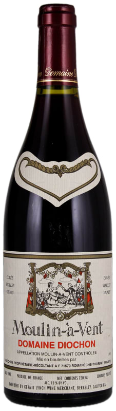 Domaine Diochon Moulin-a-Vent Cuvee Vieilles Vignes 2017 Front Bottle Shot
