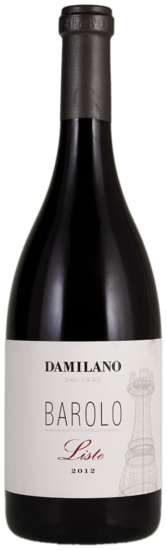 Damilano Barolo Liste 2012 Front Bottle Shot