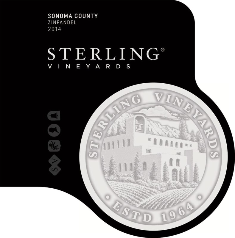 Sterling Zinfandel 2014 Front Label