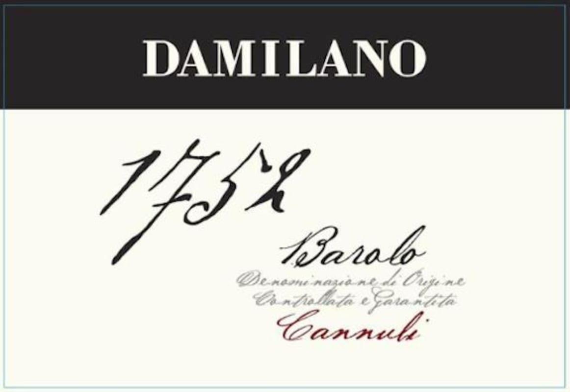 Damilano 1752 Barolo Cannubi Riserva (3 Liter Bottle) 2015 Front Label