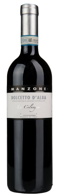 Manzone Le Ciliegie Dolcetto d'Alba 2023 Front Bottle Shot