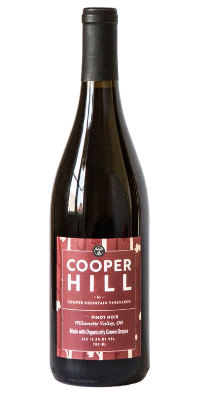 Cooper Mountain Cooper Hill Pinot Noir 2018 Front Bottle Shot