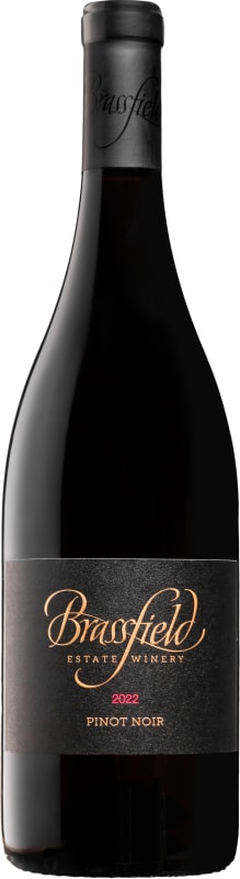 Brassfield Pinot Noir 2022 Front Bottle Shot