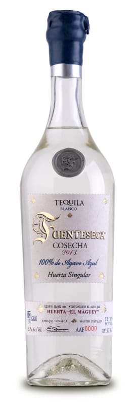 Tequila Fuenteseca Cosecha Blanco Tequila 2013 Front Bottle Shot