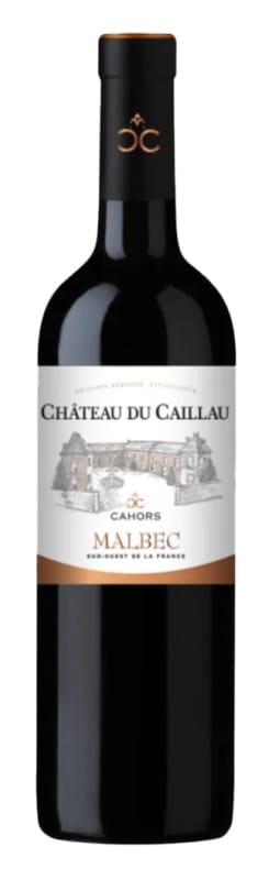 Chateau Du Caillau Cahors 2024 Front Bottle Shot
