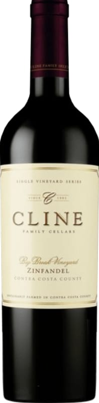 Cline Big Break Zinfandel 2014 Front Bottle Shot