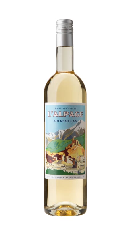 Schenk L'Alpage Chasselas 2020 Front Bottle Shot