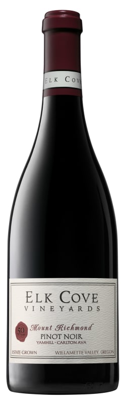 Elk Cove Mount Richmond Pinot Noir 2024 Front Bottle Shot