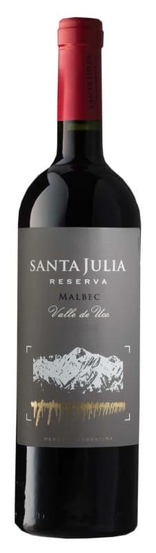 Santa Julia Reserva Malbec 2017 Front Bottle Shot