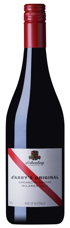 d'Arenberg d'Arry's Original Shiraz-Grenache 2017 Front Bottle Shot