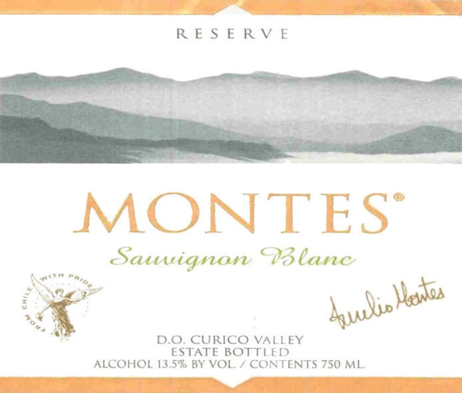Montes Reserva Sauvignon Blanc 2002 Front Label