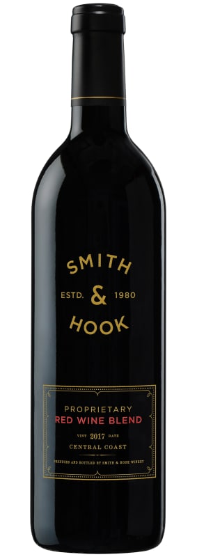 Smith & Hook Proprietary Red Blend 2017 Front Bottle Shot