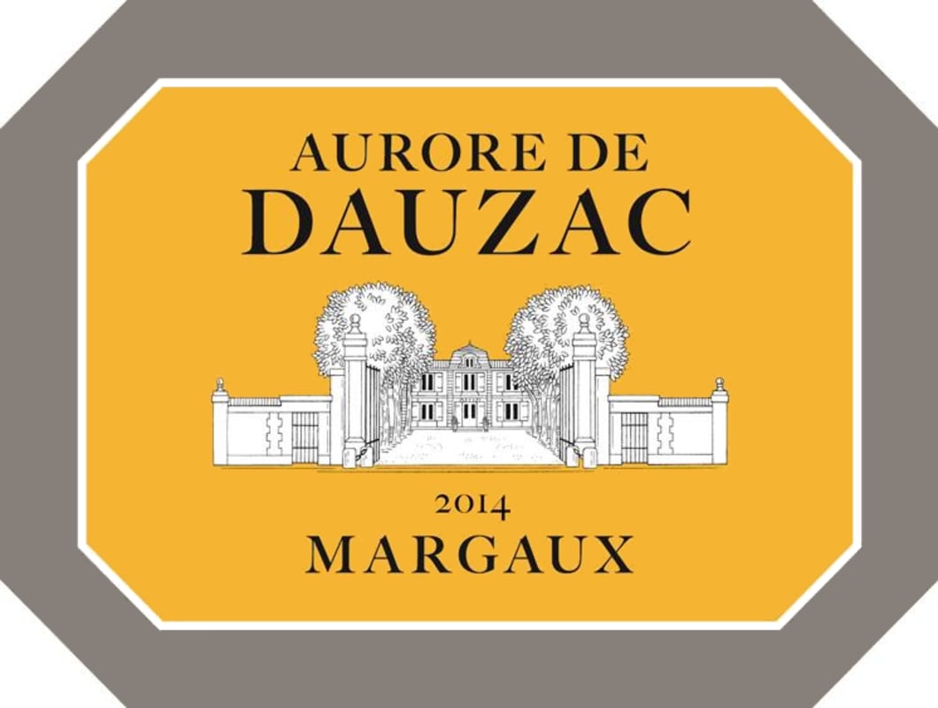 Chateau Dauzac Aurore de Dauzac 2014 Front Label