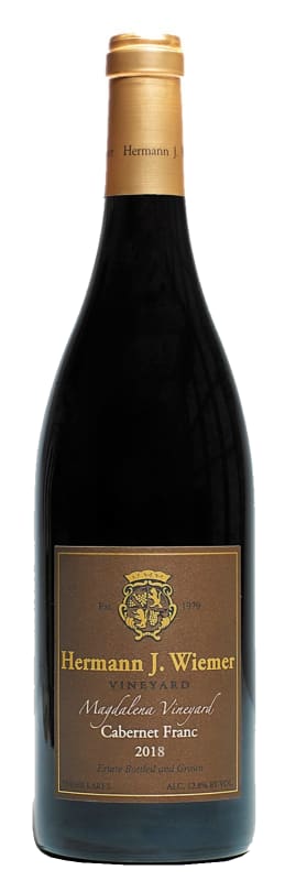 Hermann J. Wiemer Magdalena Vineyard Cabernet Franc 2018 Front Bottle Shot