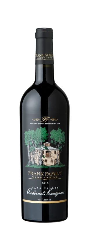 Frank Family Vineyards Cabernet Sauvignon 2018 Front Bottle Shot