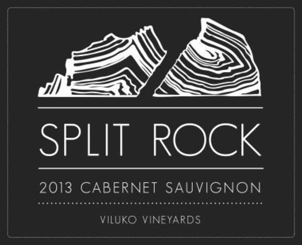 Viluko Vineyards Split Rock Cabernet Sauvignon 2013 Front Label