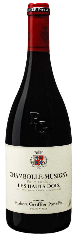 Domaine Robert Groffier Chambolle-Musigny Les Hauts Doix Premier Cru 2022 Front Bottle Shot