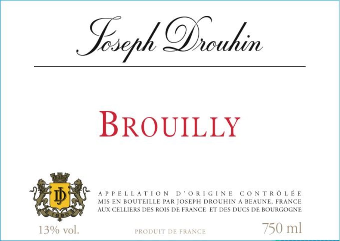 Joseph Drouhin Brouilly 2011 Front Label