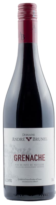 Andre Brunel Grenache 2017 Front Bottle Shot