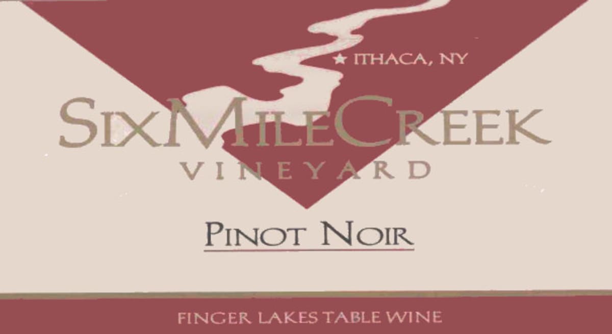 Six Mile Creek Vineyard Pinot Noir 2010 Front Label