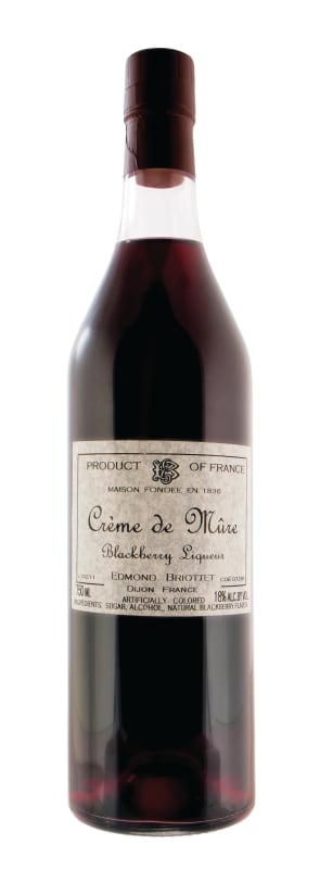 Briottet Creme de Mure Liqueur Front Bottle Shot