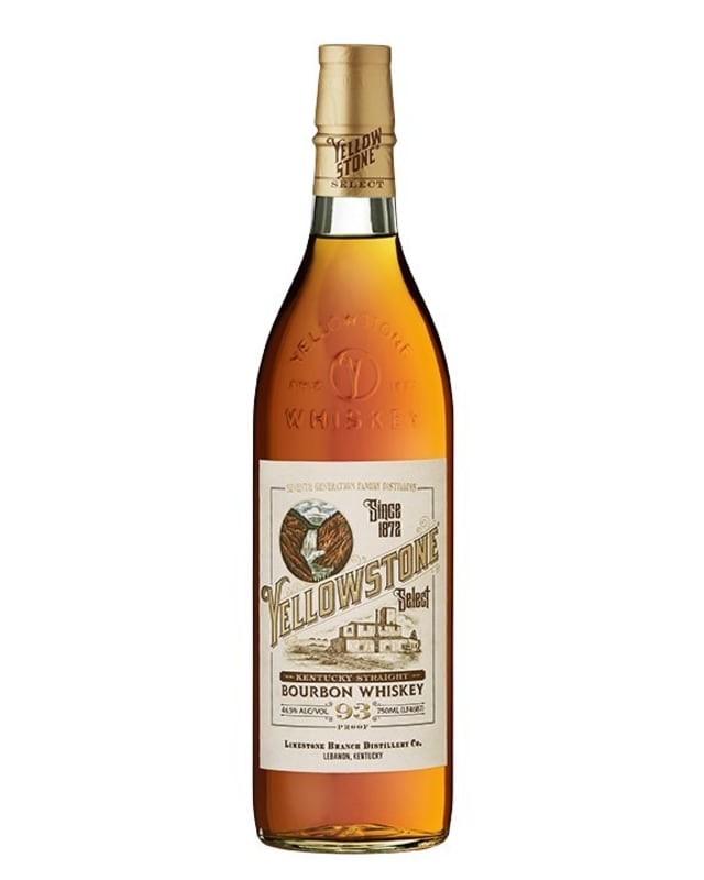 Yellowstone Select Bourbon Whiskey Front Bottle Shot