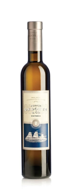 Bodegas Jorge Ordonez Malaga Number 2 Victoria (375ML half-bottle) 2016 Front Bottle Shot