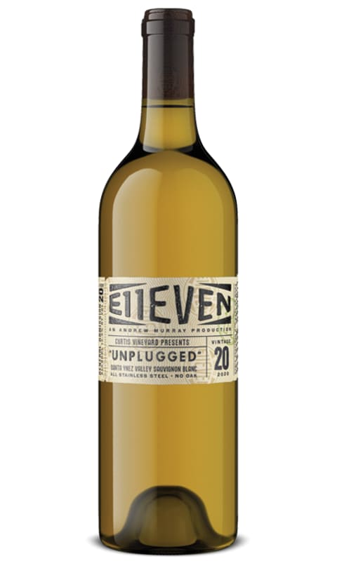 E11even Unplugged Sauvignon Blanc 2020 Front Bottle Shot