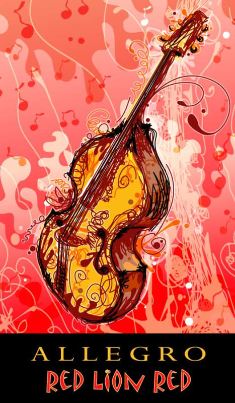 Allegro Vineyards Red Lion Red Front Label