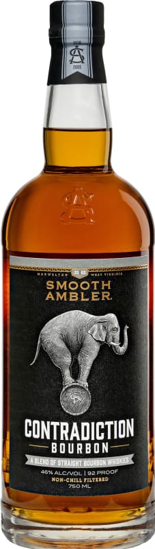 Smooth Ambler Contradiction Bourbon Whiskey Front Bottle Shot