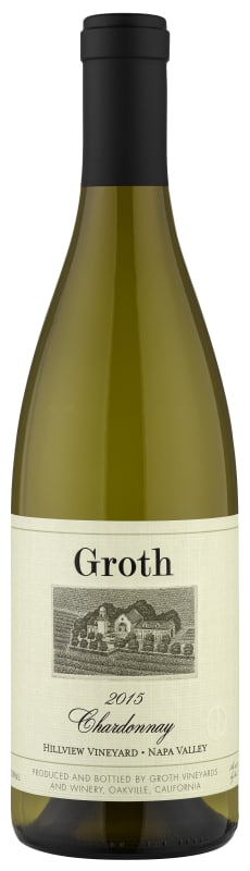 Groth Estate Hillview Vineyard Chardonnay 2015 Front Bottle Shot