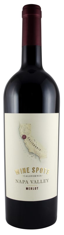 Wine Spots Napa Valley Merlot 2015 Front Bottle Shot