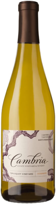 Cambria Tepusquet Vineyard Viognier 2016 Front Bottle Shot