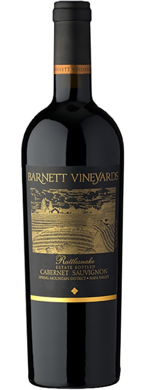 Barnett Vineyards Rattlesnake Cabernet Sauvignon 2023 Front Bottle Shot