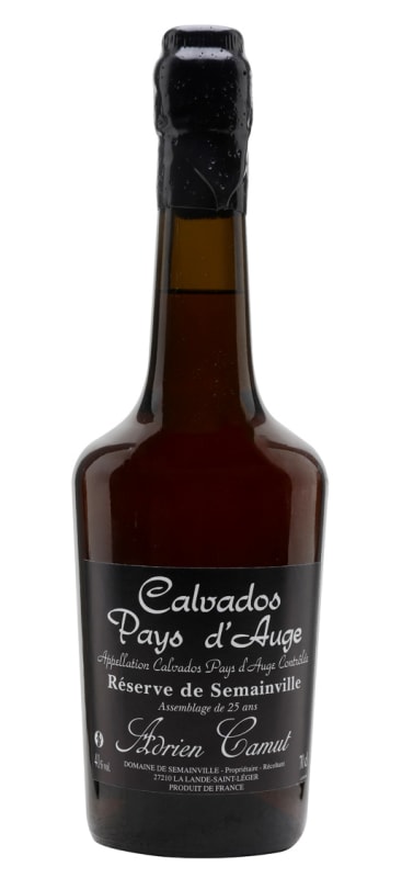 Adrien Camut 25 Year Reserve de Semainville Calvados Front Bottle Shot
